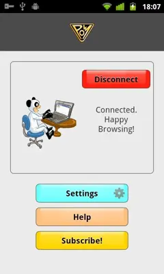 PandaPow VPN android App screenshot 0